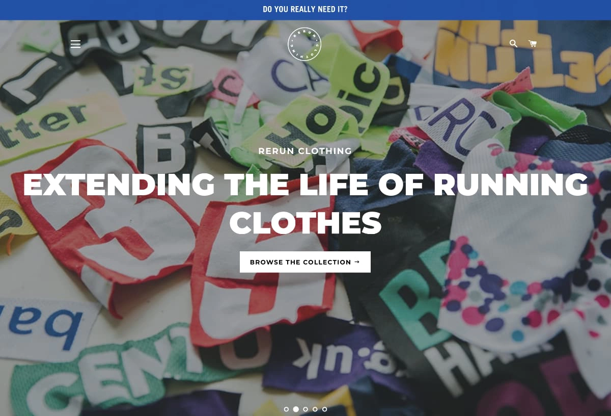 ReRun Clothing website ReRun Clothing website