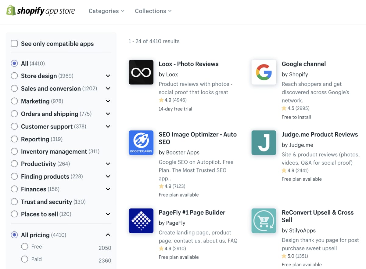 Shopify App Store Shopify App Store