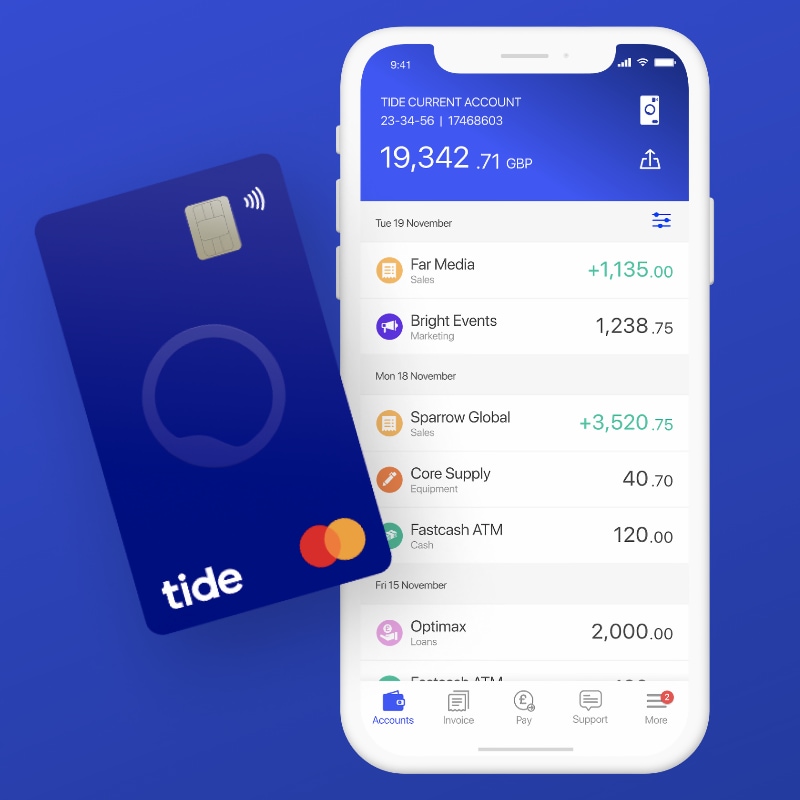 Tide self-employed account