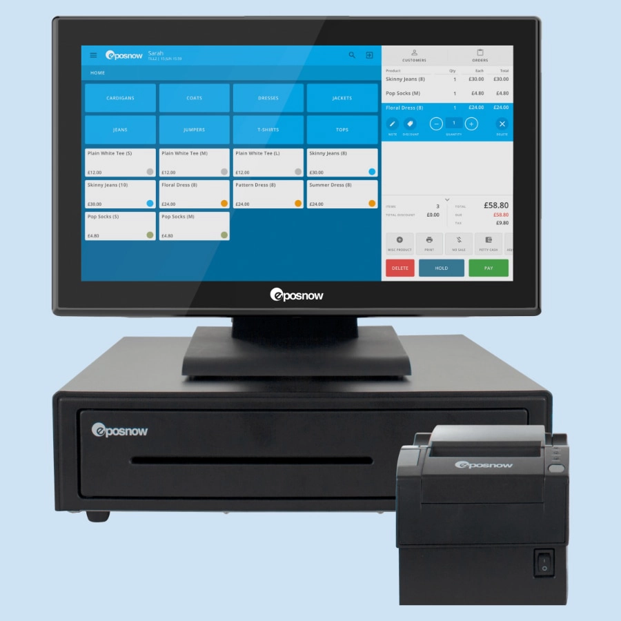 Epos Now retail till equipment