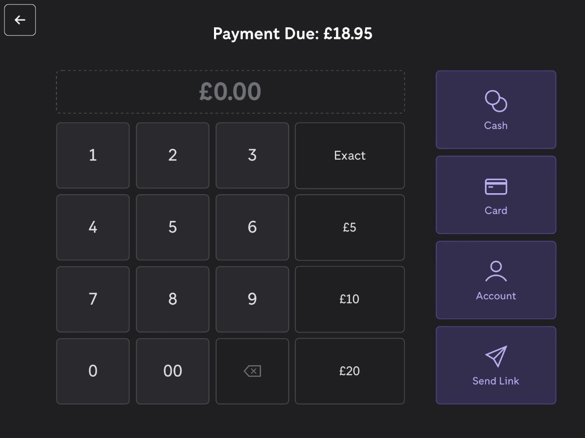 iZettle Food & Drink payment methods iZettle Food & Drink payment methods
