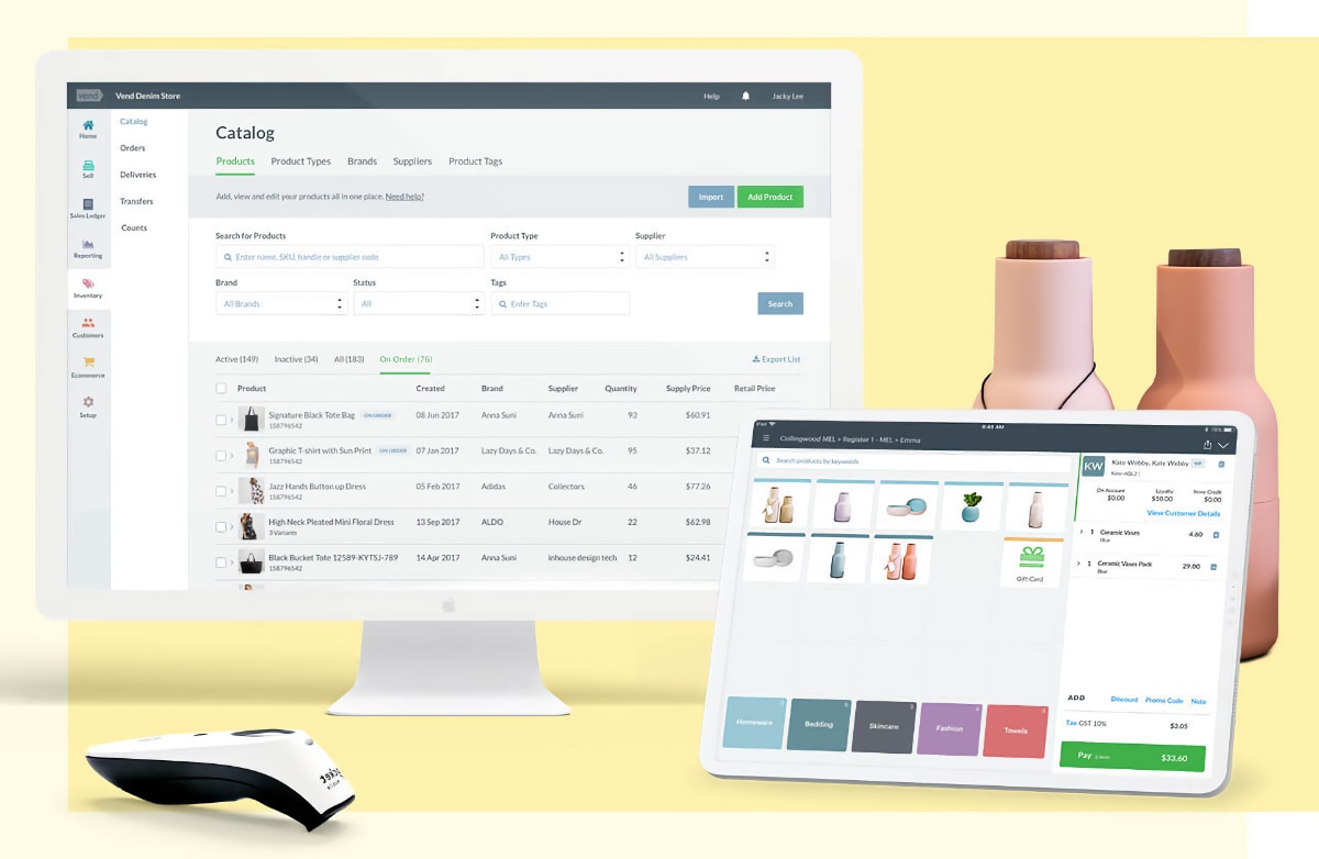Vend inventory management