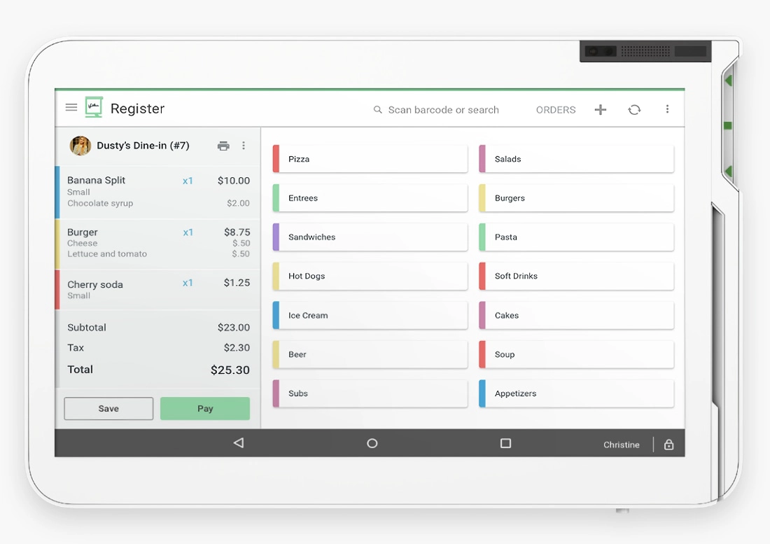 Clover Register software Clover Register software