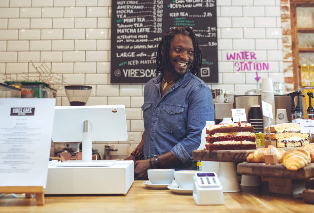 iZettle cafe POS system