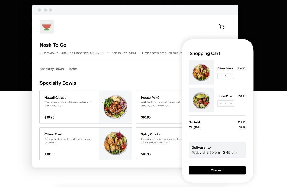 Square Online ordering