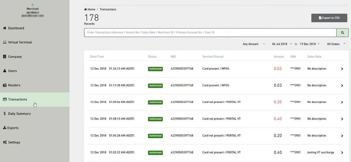 Mint Merchant Portal Mint Merchant Portal