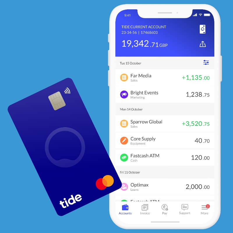 Tide app for companies