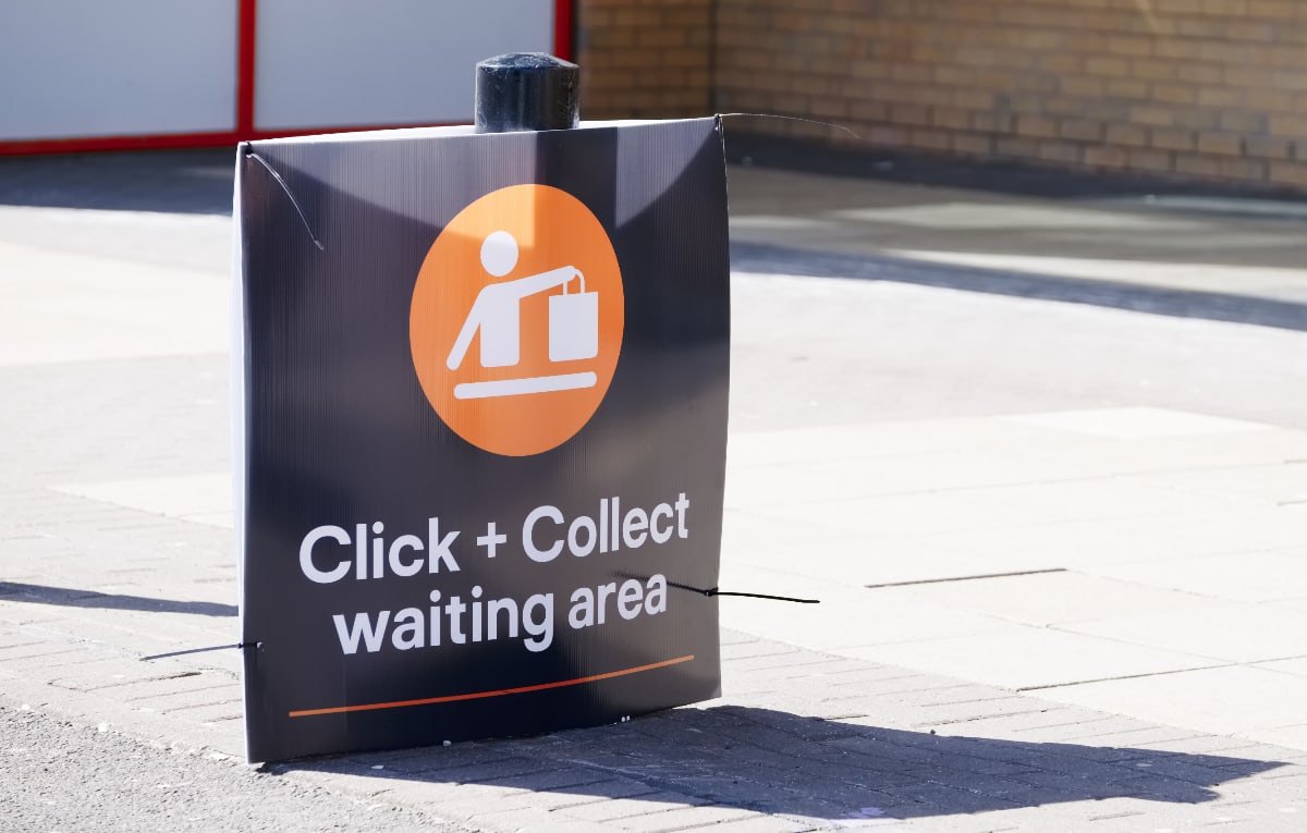 Click + Collect waiting area