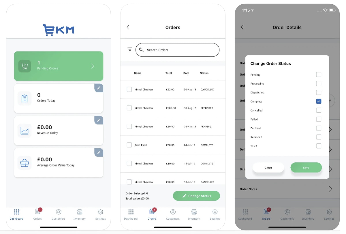 EKM mobile app EKM app