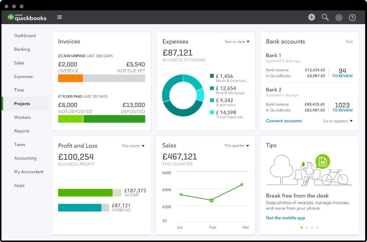 QuickBooks accounting software for desktop QuickBooks accounting software