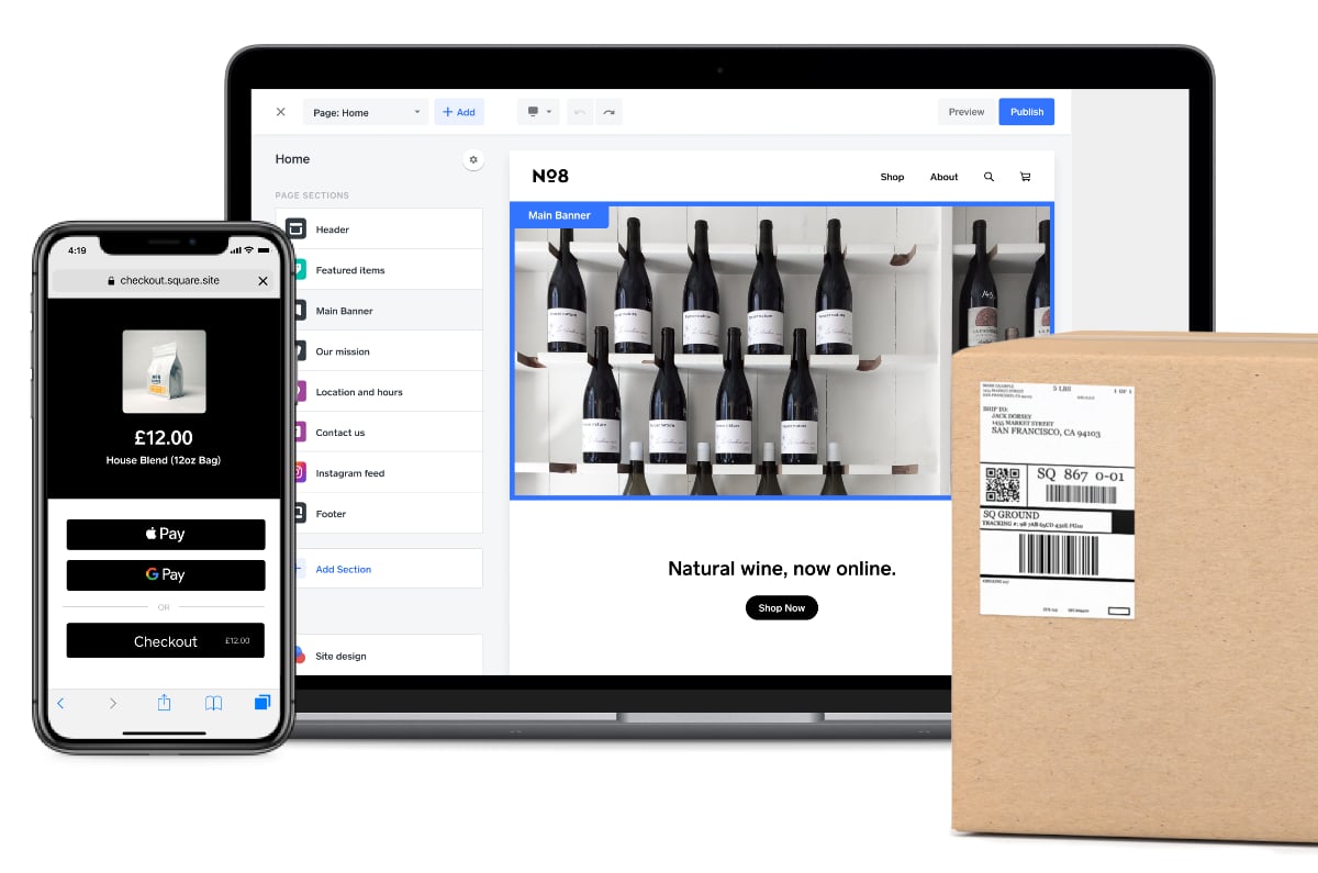 Square Online is great for online ordering Square Online ordering