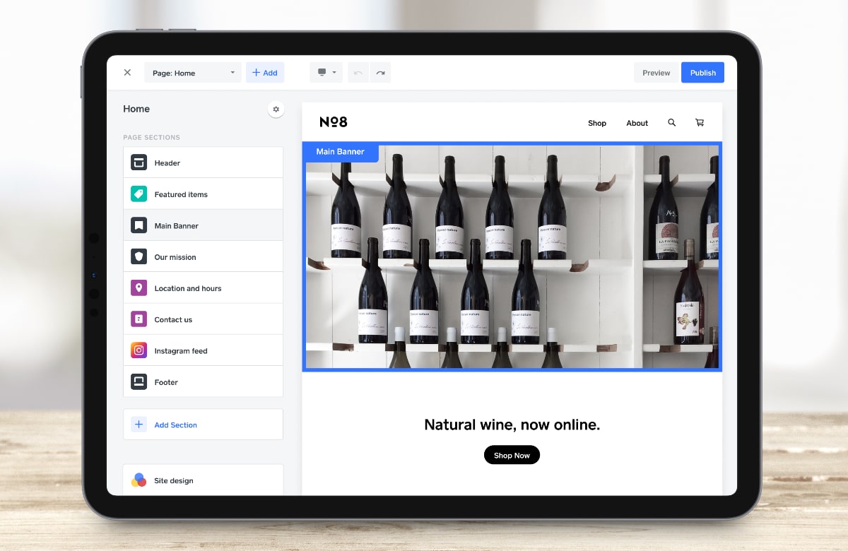 Square Online website builder