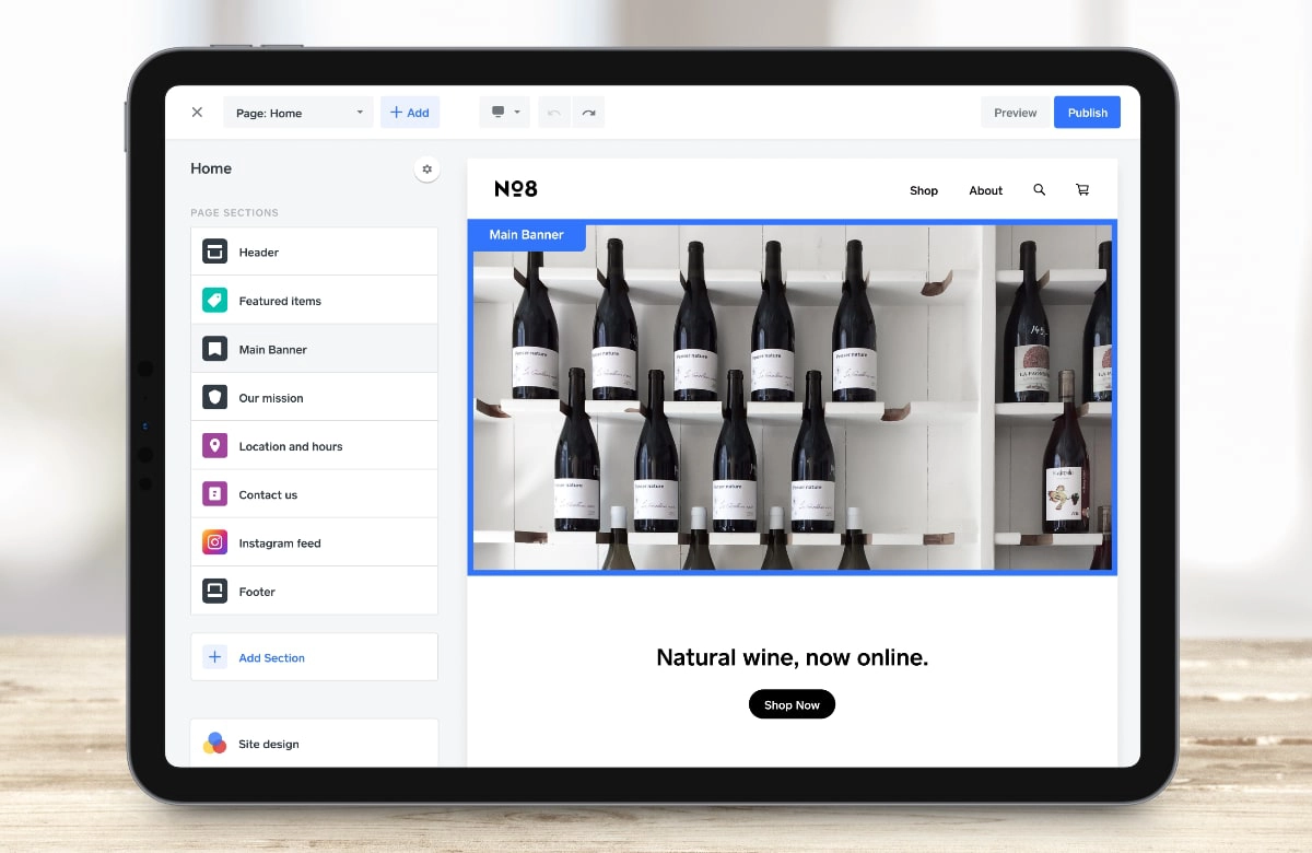 Square Online website builder