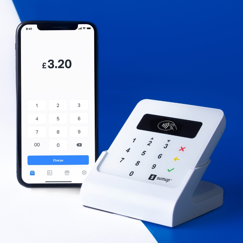 SumUp Air in Cradle with iPhone