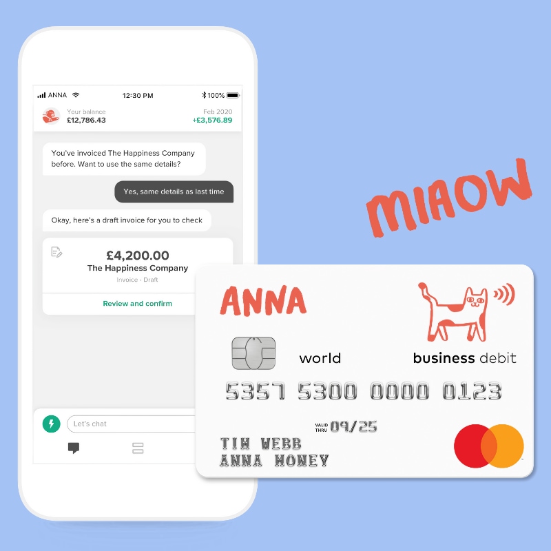 ANNA Money app with card ANNA app debit card