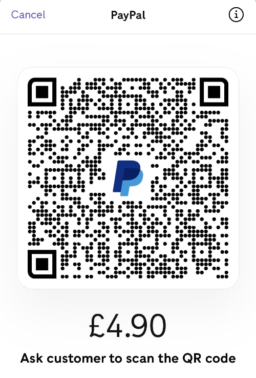 iZettle QR code iZettle QR code