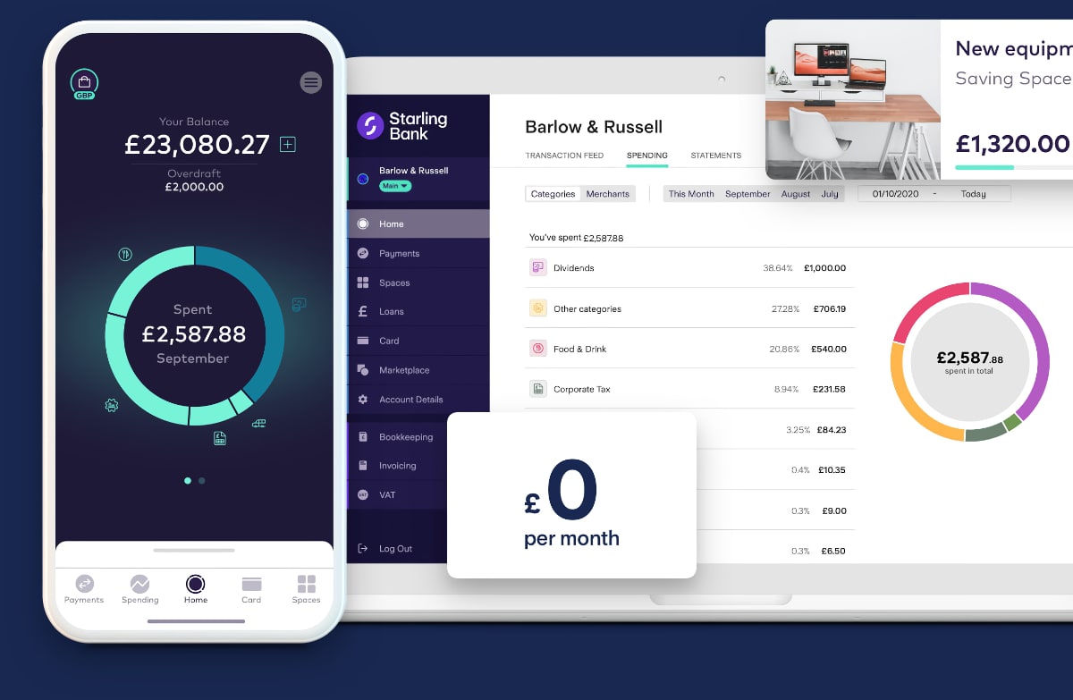 Starling business account online Starling business bank account