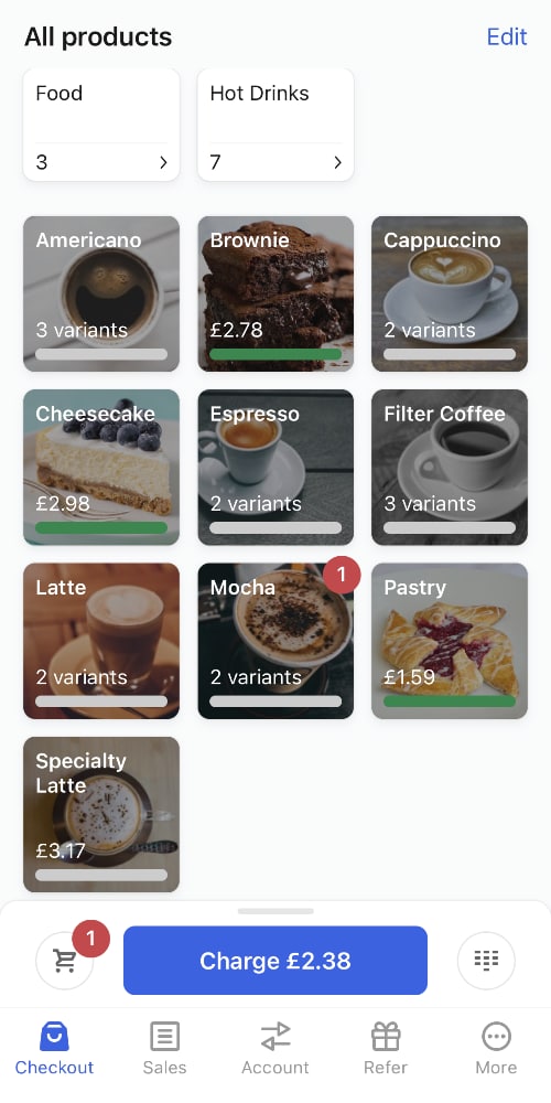 SumUp App checkout
