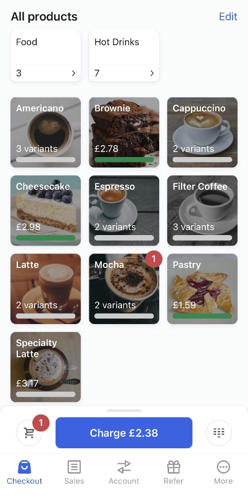SumUp App checkout SumUp App checkout