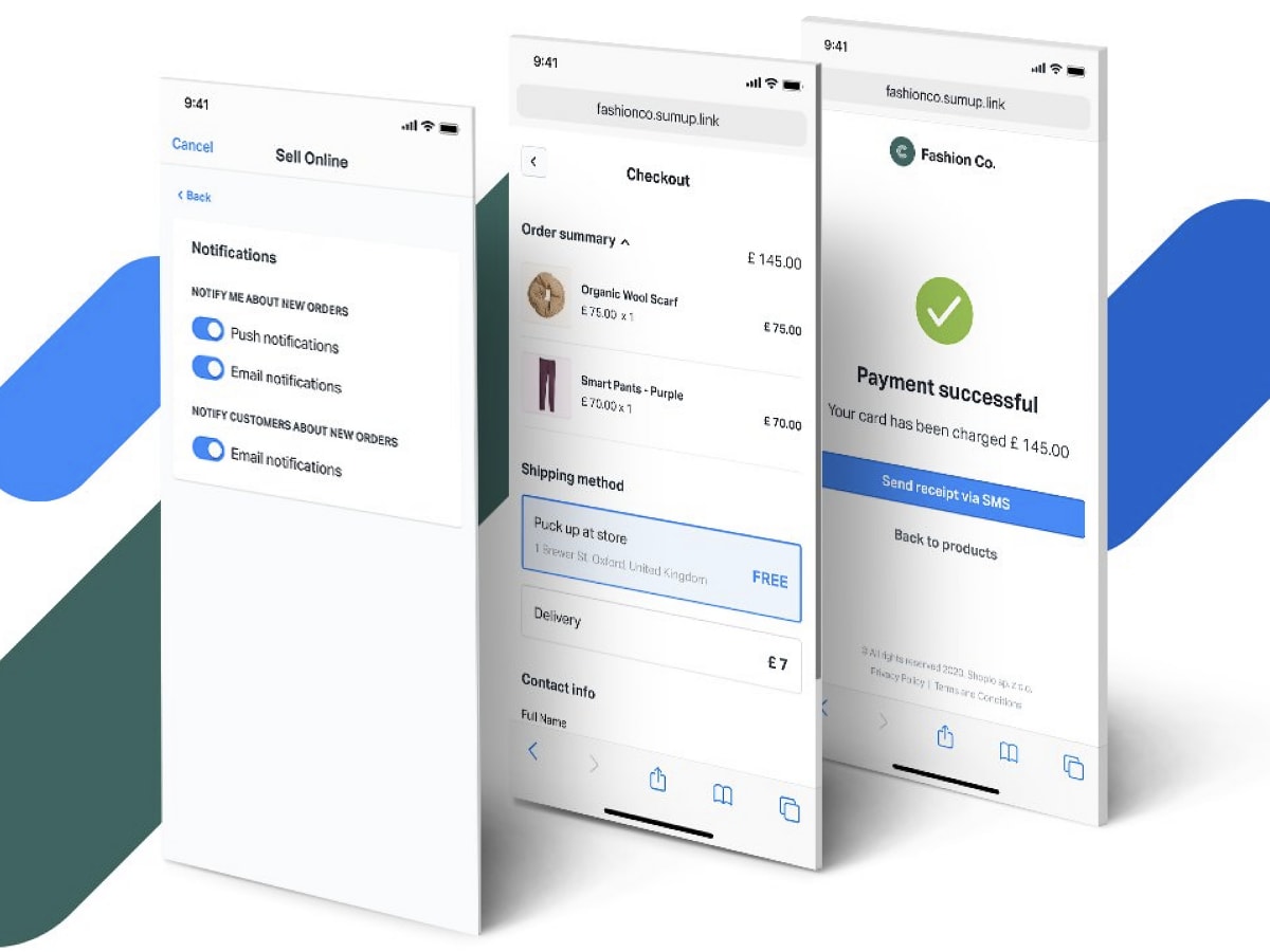 SumUp online payments