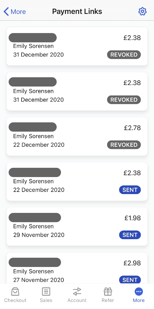 SumUp Payment Link overview