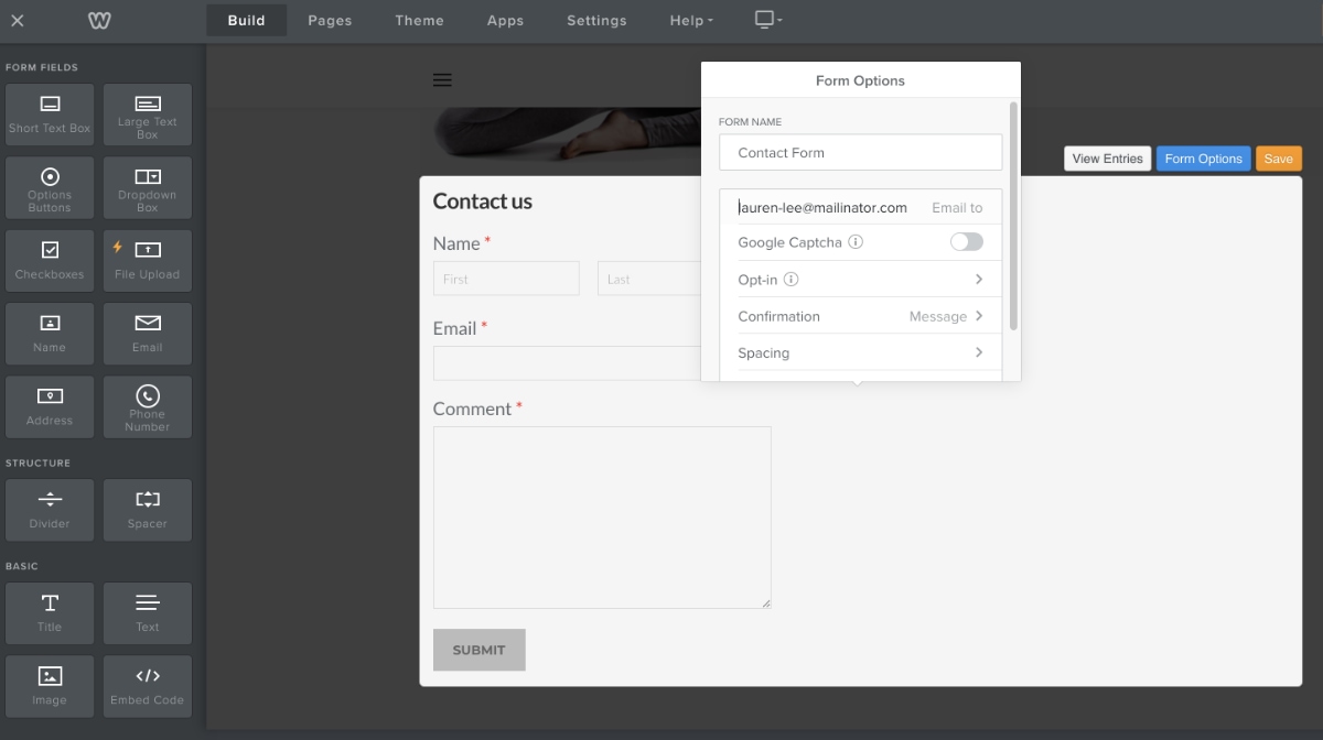 Weebly website editor Weebly website editor