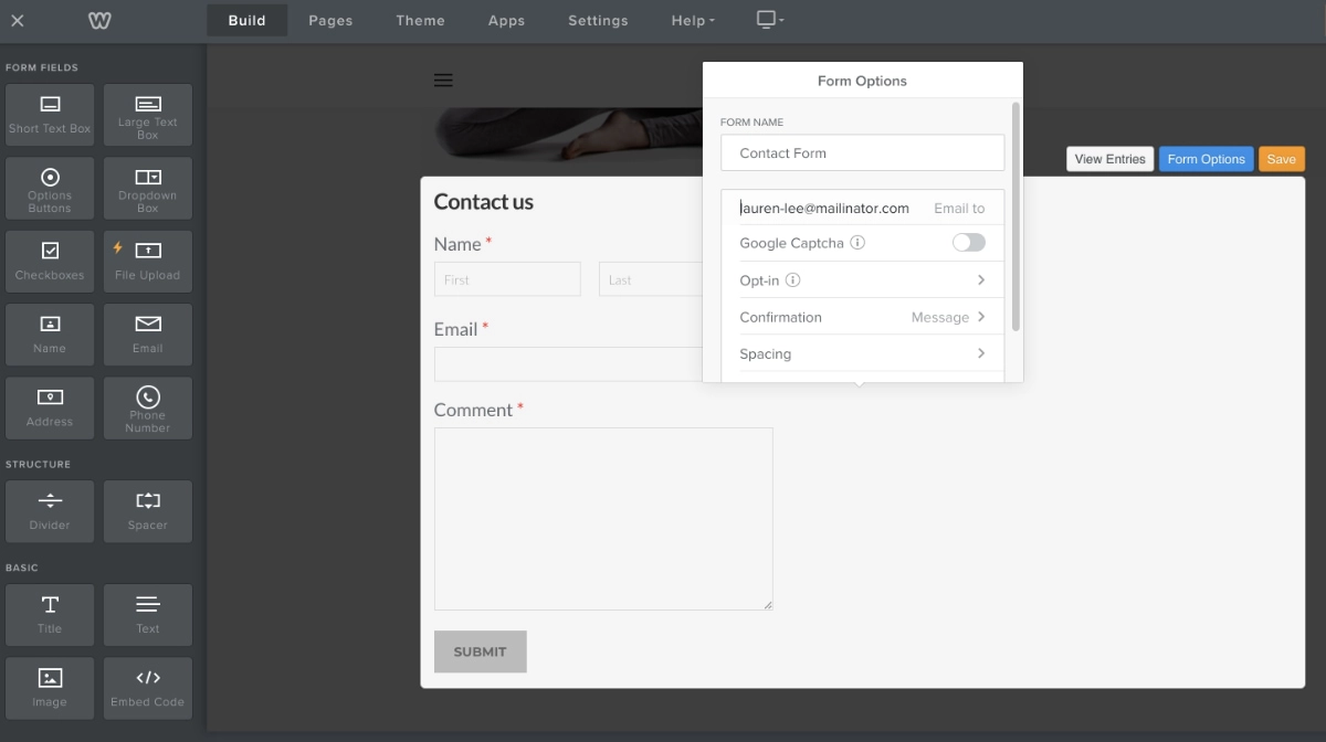 Weebly website editor Weebly website editor