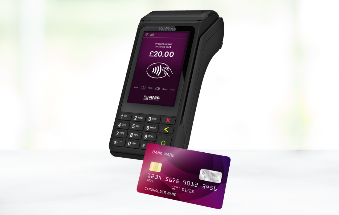 RMS card machine V240m