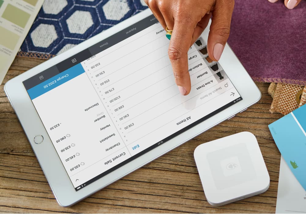 Square Reader with iPad app Square Reader iPad