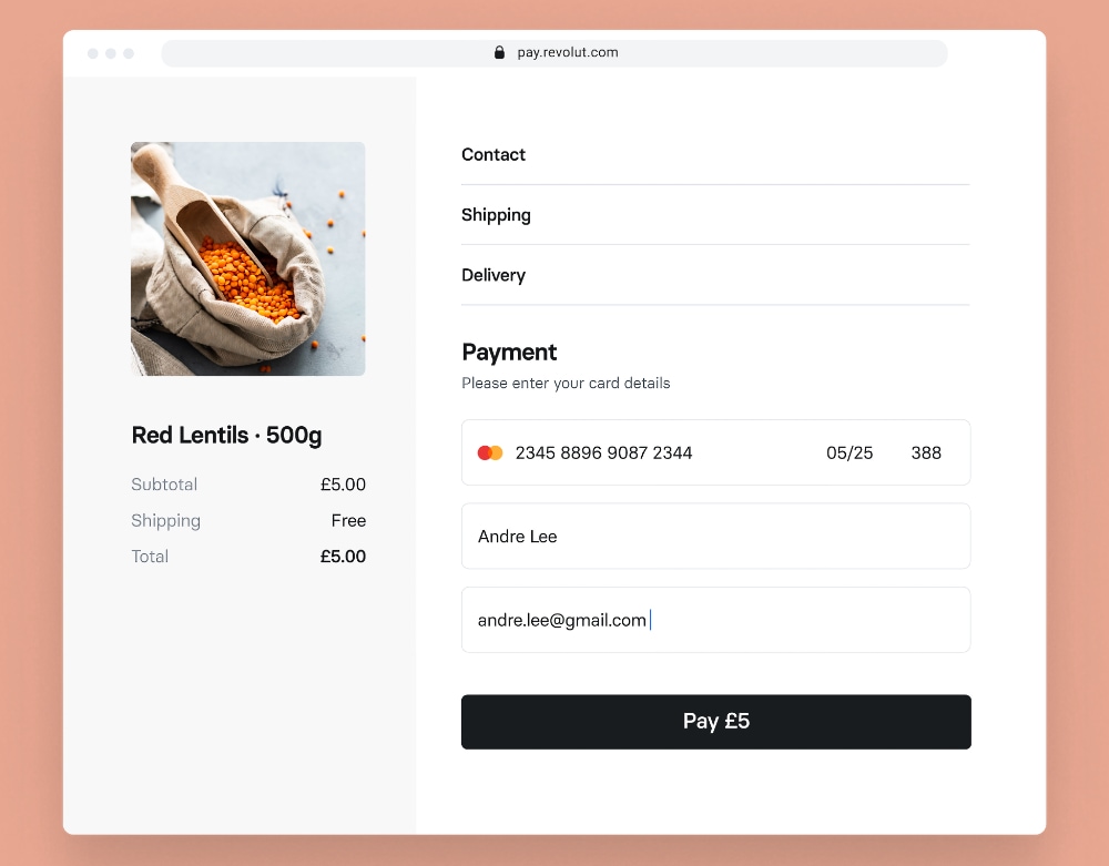 Revolut online gateway Revolut online gateway