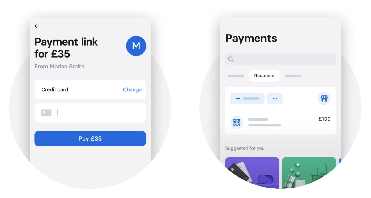 Revolut payment request app Revolut payment link