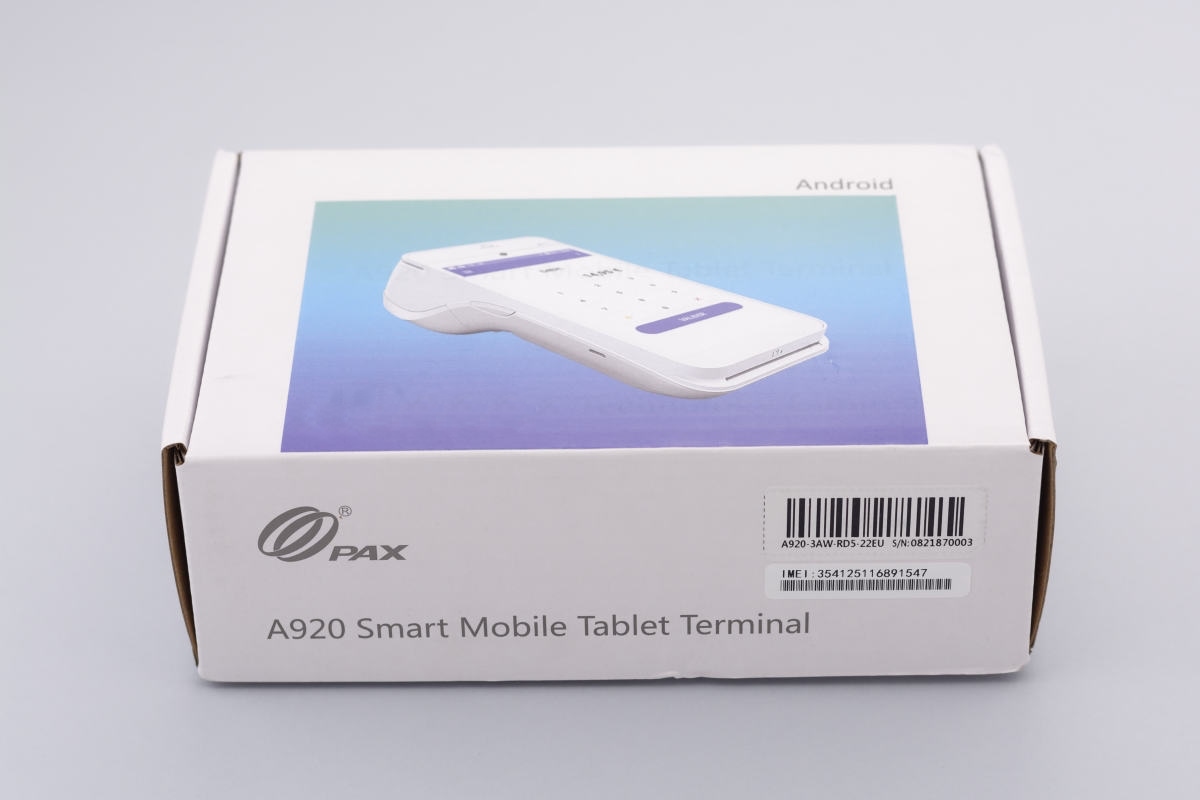 PAX A920 box