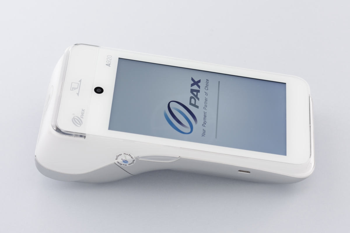 PAX A920 side PAX A920 terminal