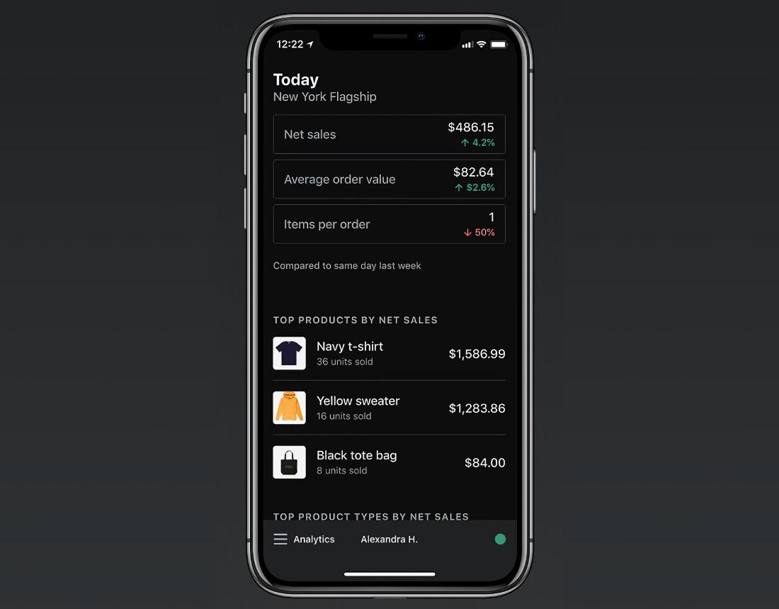 Shopify POS iPhone app