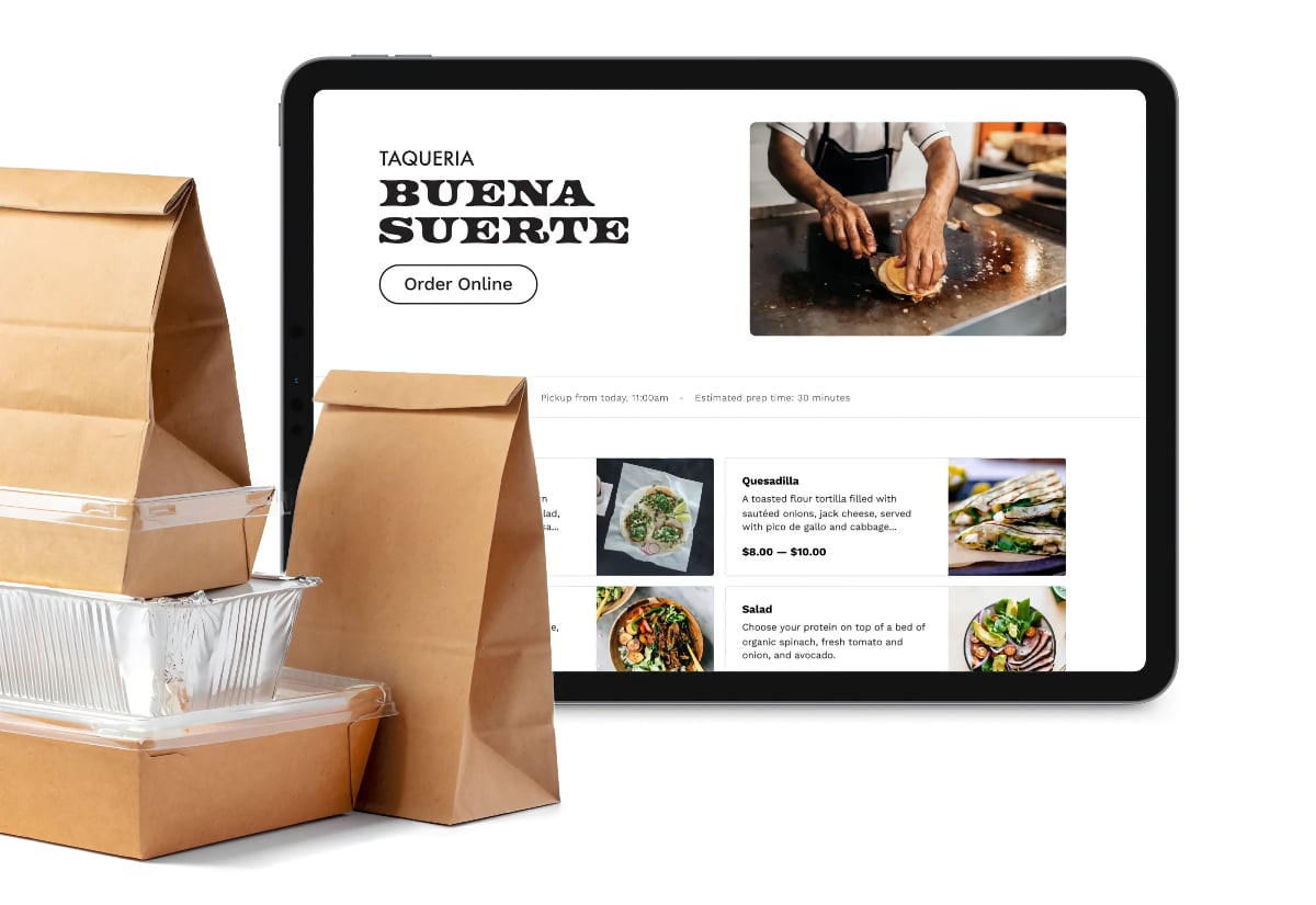 Square Online website
