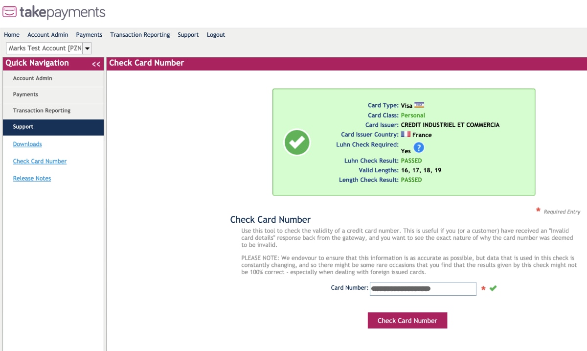 Takepayments credit card check Takepayments credit card check