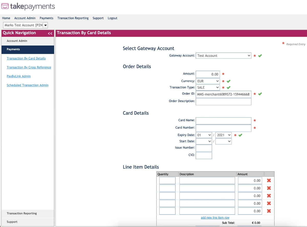Takepayments Virtual Terminal Takepayments virtual terminal