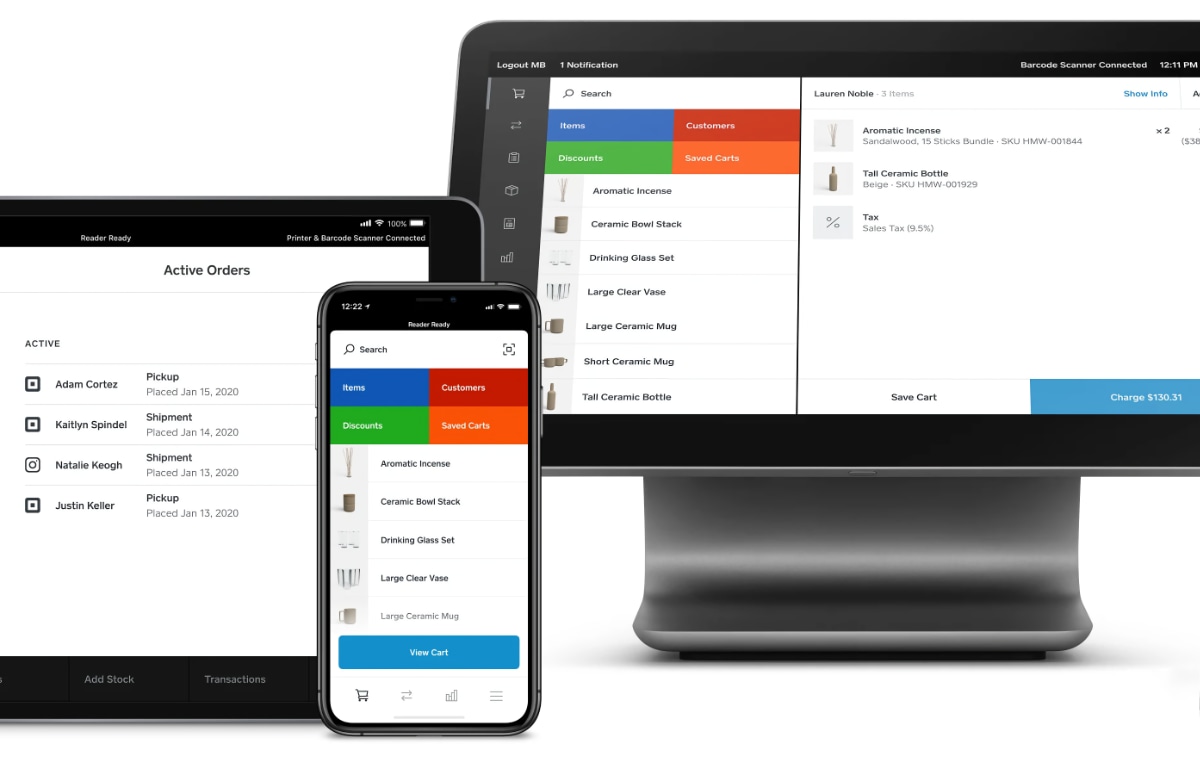 Square Retail POS devices Square Retail POS devices