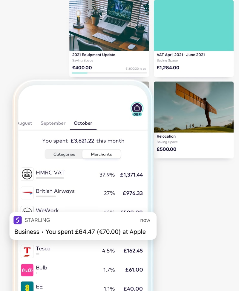 Starling Business spending