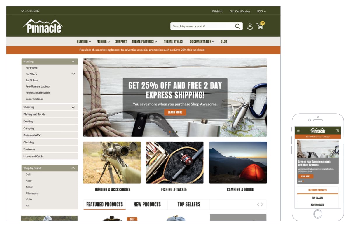 BigCommerce paid theme BigCommerce paid theme