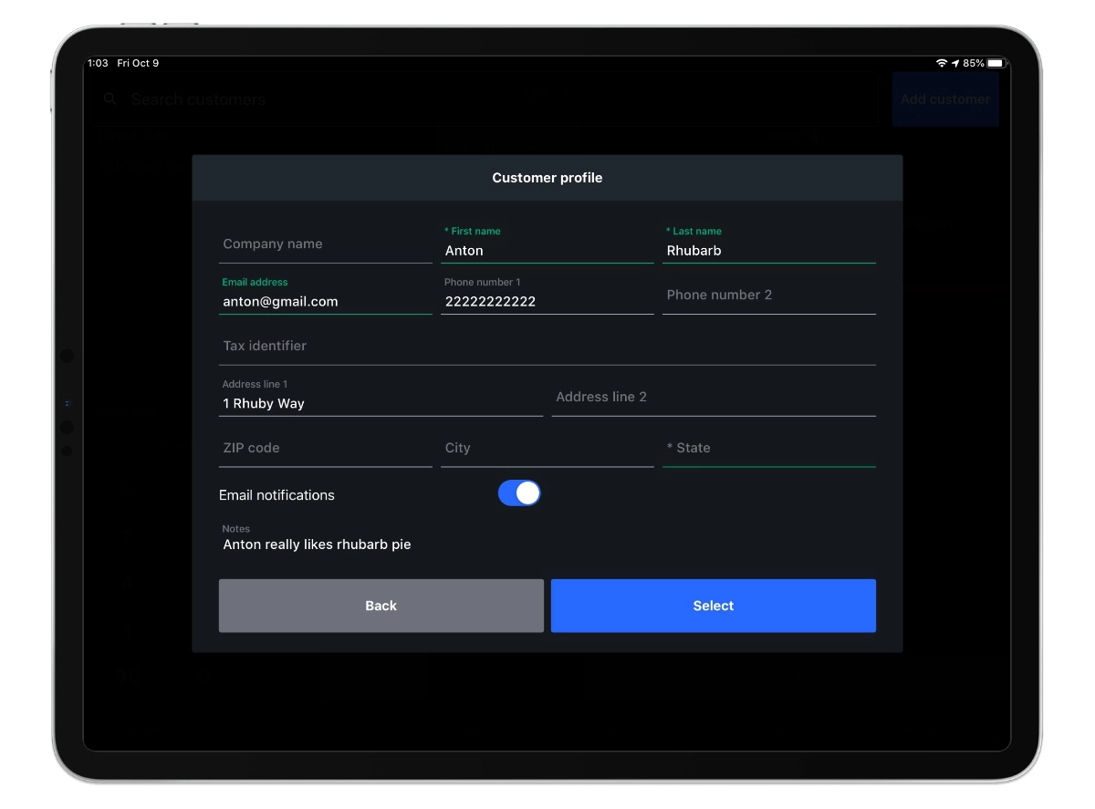 Lightspeed Restaurant customer profile Lightspeed Restaurant customer profile