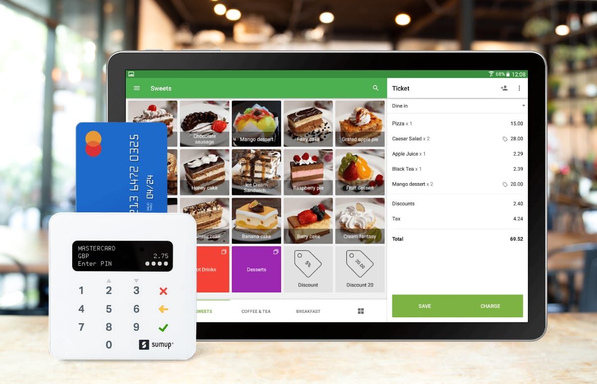 Loyverse POS with SumUp Air Loyverse app with SumUp Air