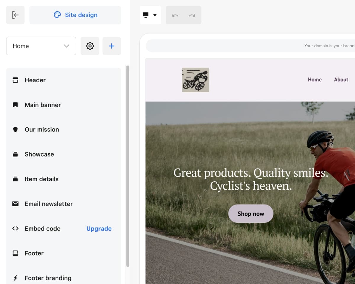 Square Online editor is simple – perhaps too simple Square Online editor