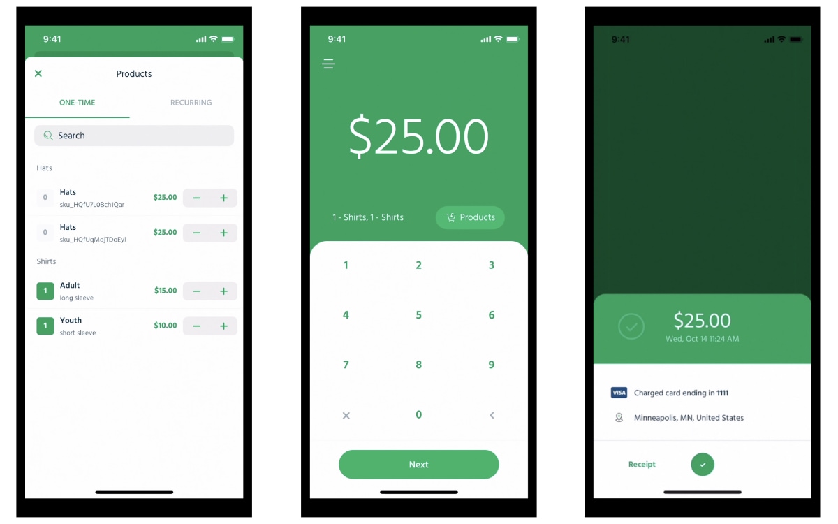 Payment app for Stripe Terminal payments Stripe Payment app on iPhone