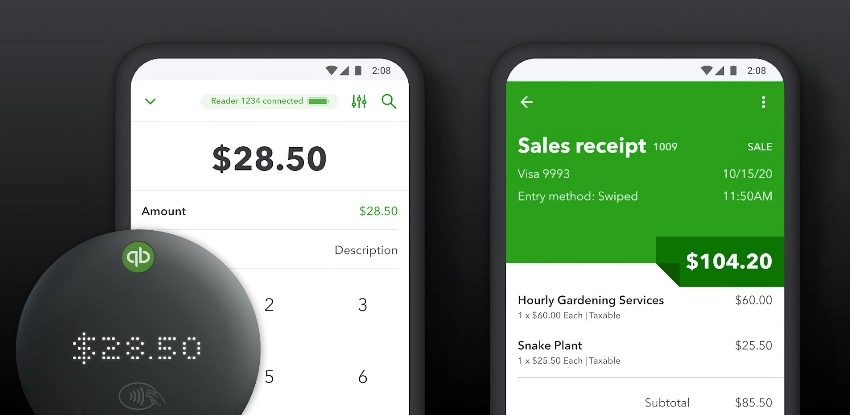 QuickBooks GoPayment iPhone app