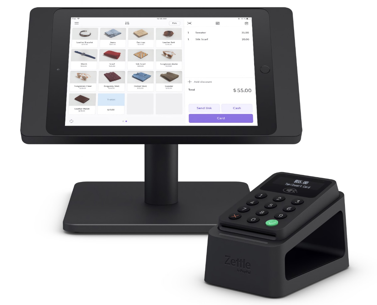 PayPal Zettle POS setup with iPad