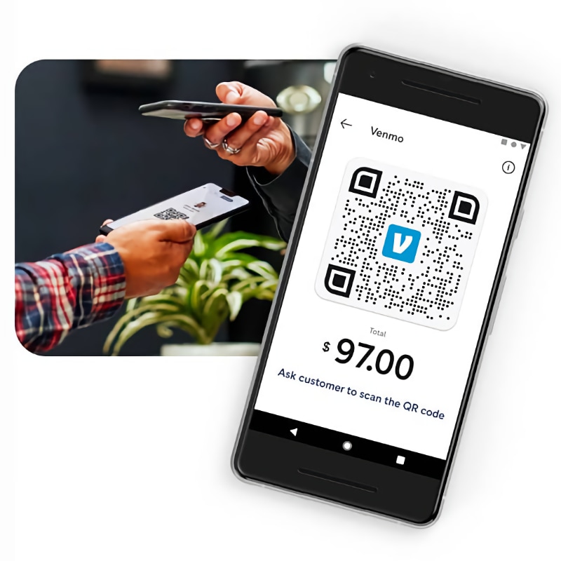 PayPal Zettle Venmo QR code PayPal Zettle Venmo QR code