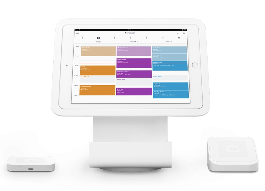 Square Appointments with Square Stand and Square Reader