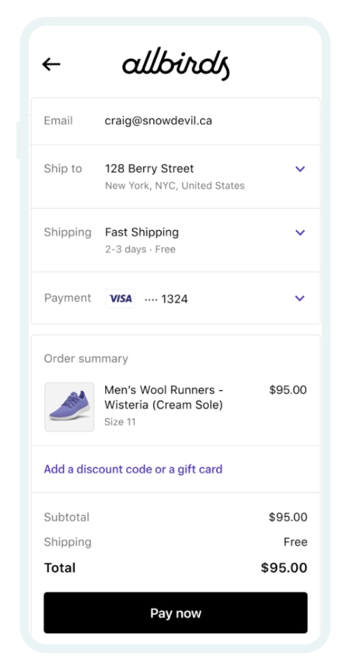 Shopify online checkout Shopify online checkout