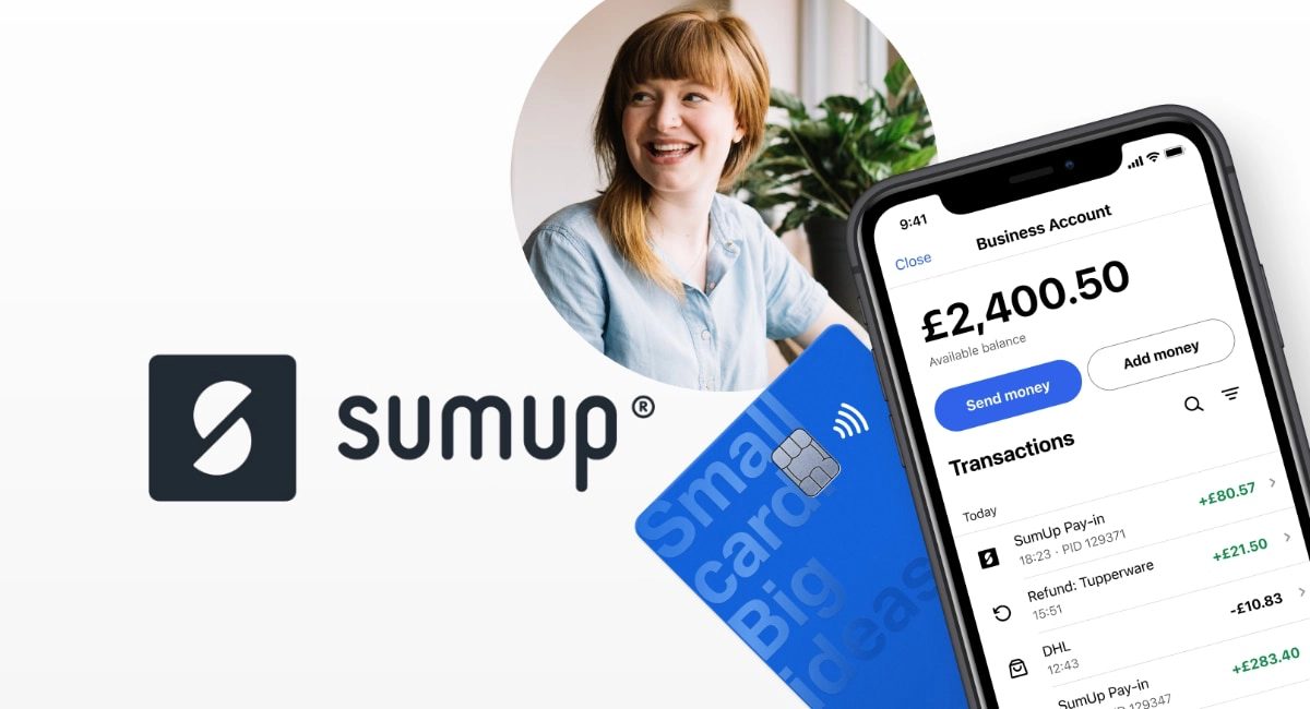 SumUp Business Account card and app